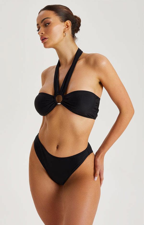 Urban Bliss Black O-Ring Bikini Top