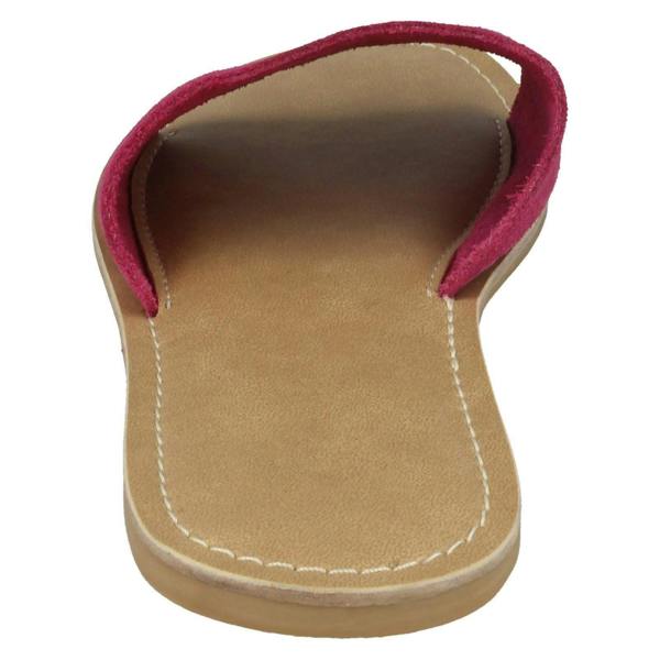 Leather Collection Ladies Leather Collection Flat Mule Sandals