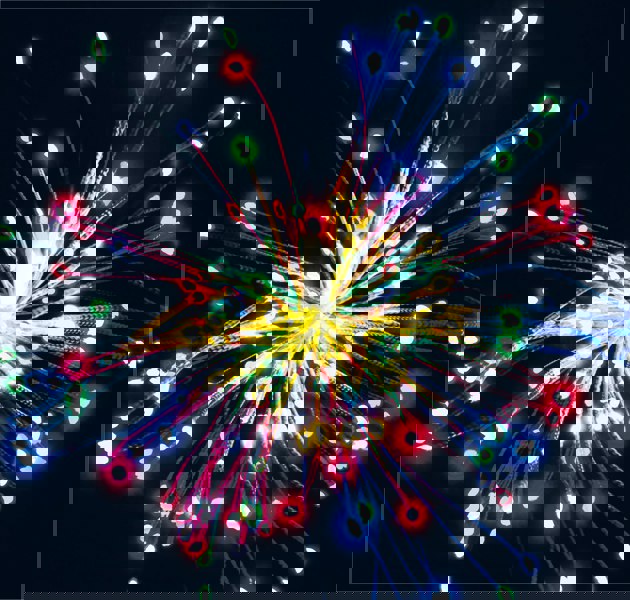 St Helens Battery Operated Hanging LED Firework Light