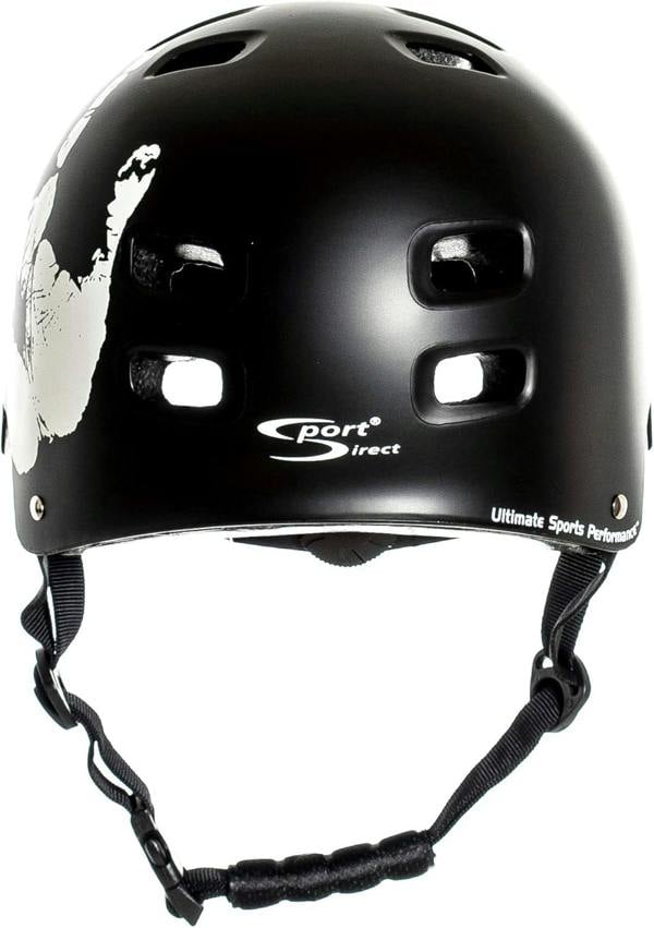 Sport Direct Adult BMX/Skateboard/Scooter/Bike Helmet Medium 55-58cm Black