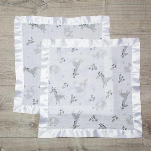 Lulujo - Muslin Security Comforter Blanket - Afrique 2 Pack