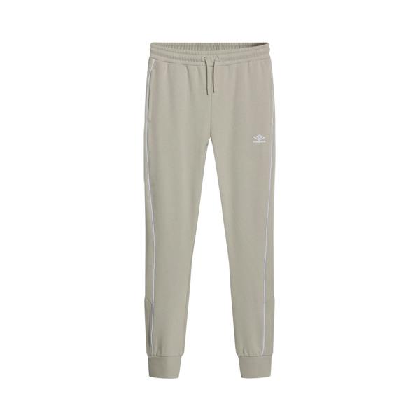 Umbro Mens Panelled Jogging Bottoms - Pelican/Brilliant White - 