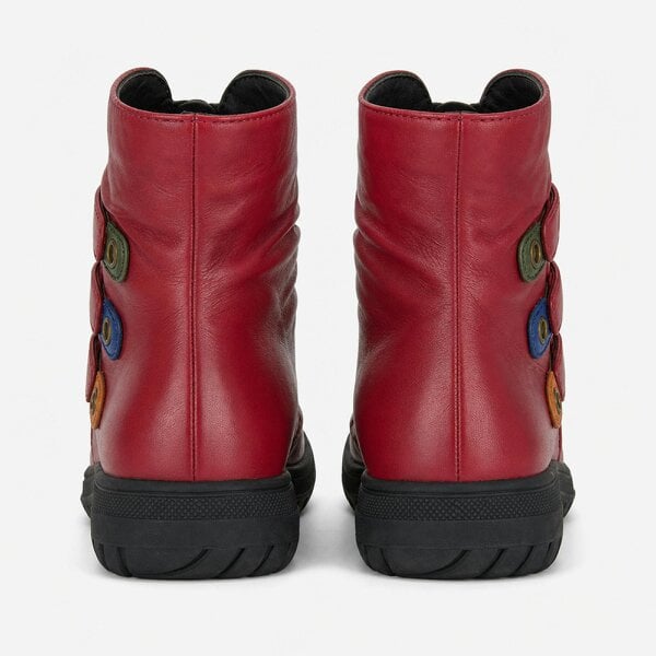 Mod Comfys JOSIE Ankle Boots   in  Red