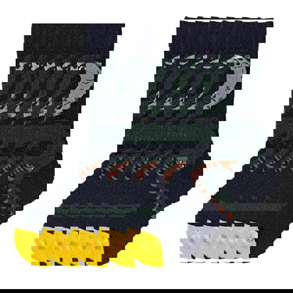 Anyfootwear 5 Pairs Size 5-9 Fashion Long Sock Cartoon Personalized Creative Nature Blue Human Abstract Art For Men Woman Foot Cold Winter Warm