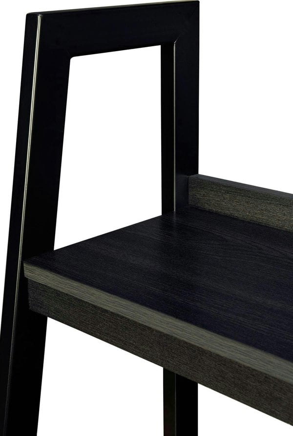 Dorel Home Lawrence 4 Shelf Ladder Bookcase Bundle Black