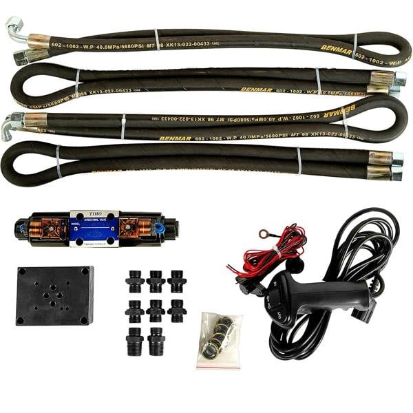 Winchmax 15,000lb (6,804kg) Hydraulic Winch 25m x 12mm Steel Rope 1/2 inch Clevis Hook 24V Control System