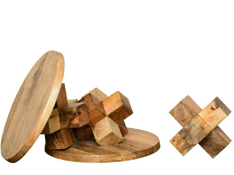 Dorel Home Battle Sidetable R Mango - W40 x D40 x H50 cm