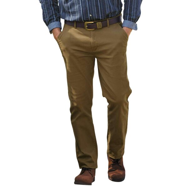 Atlas For Men Mens Plain Chinos - Light Brown