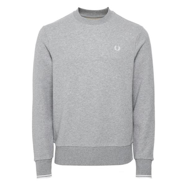 Fred Perry Crew Neck Steel Marl Jumper XS