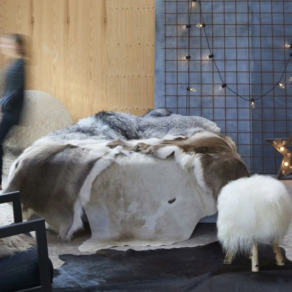 Berkfield Real Cow Hide Rug Brown and White 150x170 cm