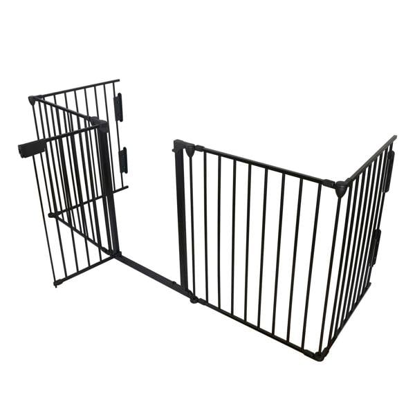 Gr8 Home Baby Safety Fence Hearth Fire Gate Metal BBQ Pet Dog Cat PlayPen Fireplace Guard