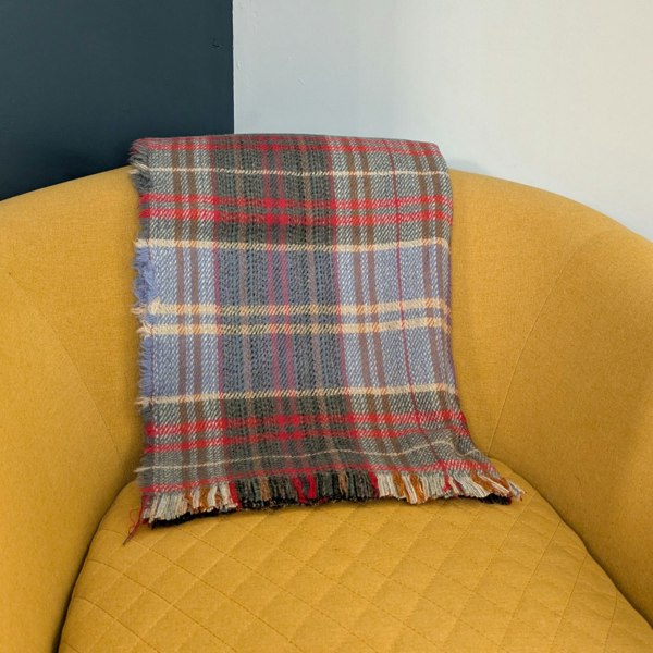 Able2 Wool Blanket - Blue and Green