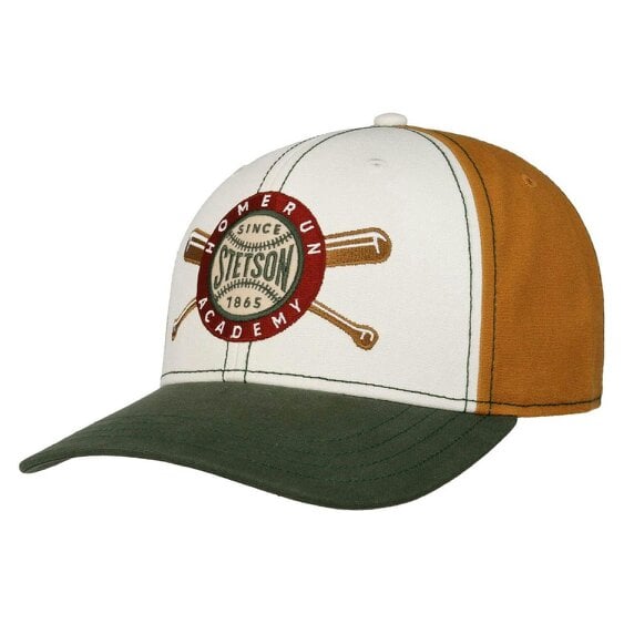 Stetson Baseball Cap - Green/Ecru