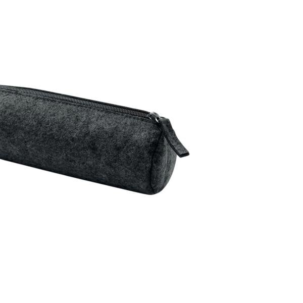 MidOcean Penlo Zipped Felt Pencil Case - Stone Grey - 