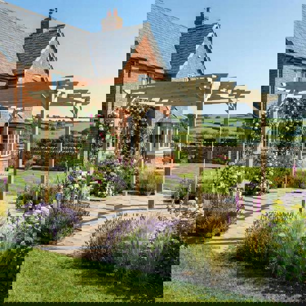 Arbor Garden Solutions Corbel Wooden Garden Pergola Kit