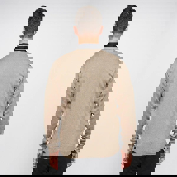 Gabicci G00K02 Mens Button Thru Cardigan Gabicci Classic - STONE