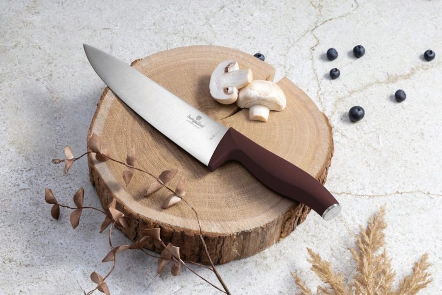 Berlinger Haus 6-Piece Knife Set with Bamboo Cutting Board BH/2965 Bordeaux