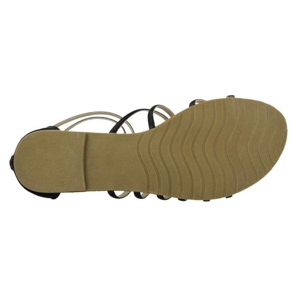 Spot On Ladies Spot On Flat Strappy Sandals F00053
