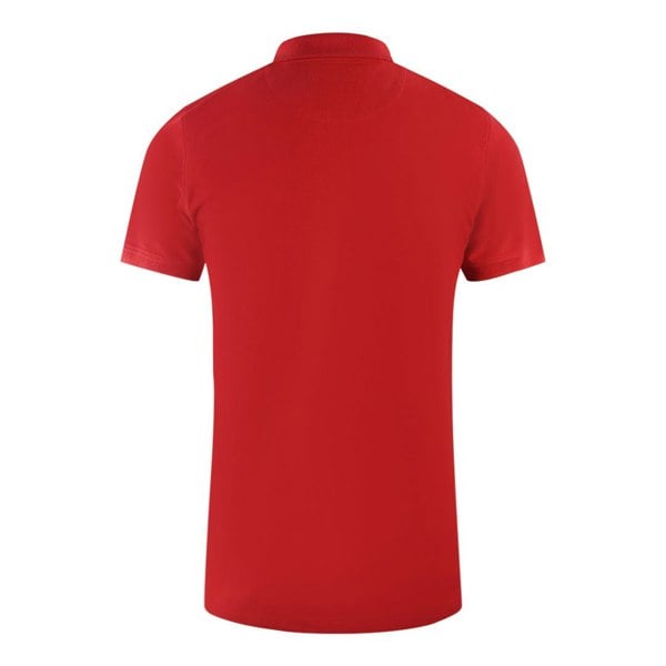 Aquascutum Branded Sleeve Polo Shirt - Red