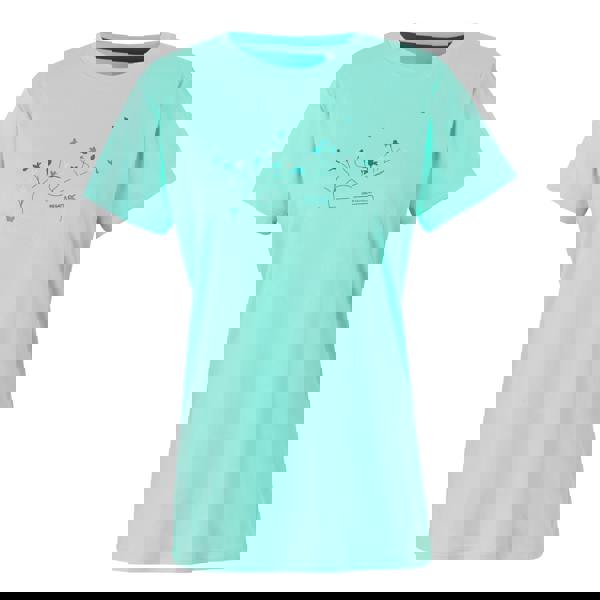 Regatta Womens/Ladies Fingal IX Tree T-Shirt - Aruba Blue