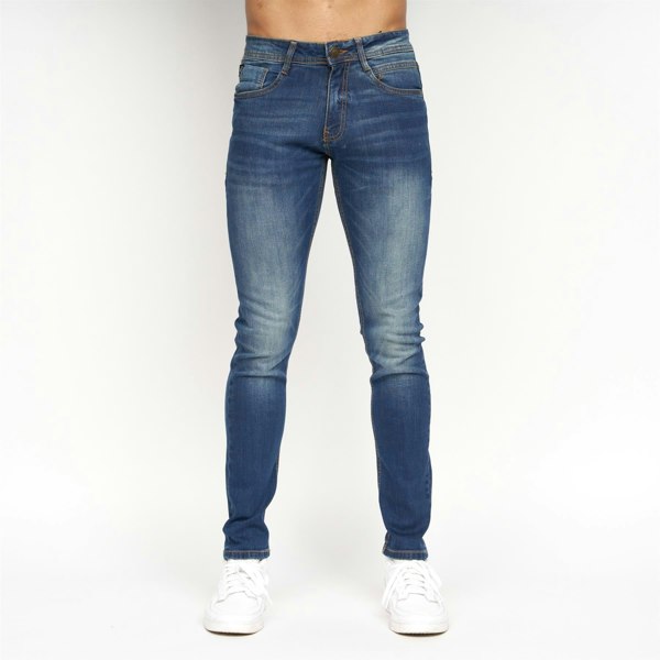 Duck and Cover Maylead Slim Fit Jeans Tinted Blue