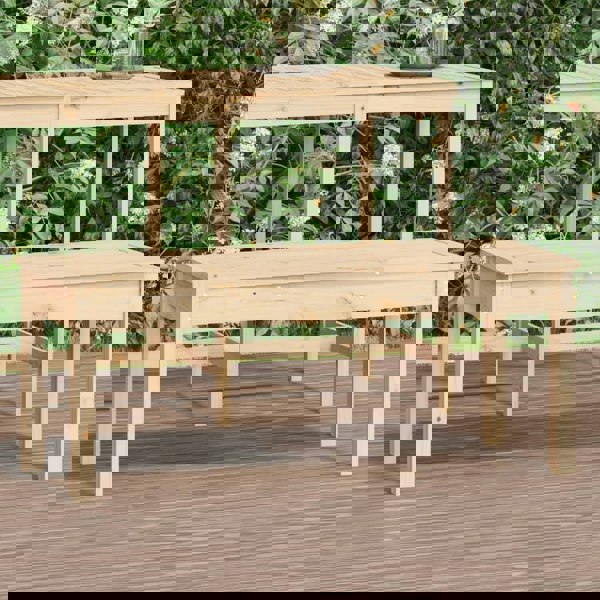Berkfield Garden Bench 109x44x45 cm Solid Wood Pine