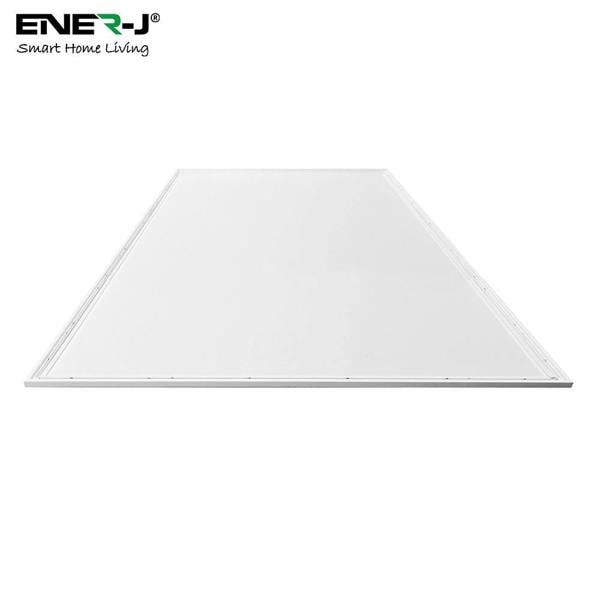 ENER-J Pack of 2 CCT Switchable 60W LED Panel Light, Size 1195x595 mm