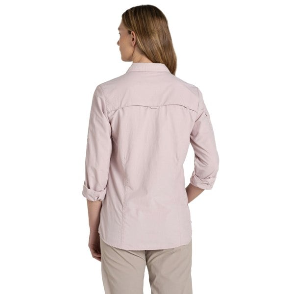 Craghoppers Women's Adventure III Nosilife Long-Sleeved Shirt - Dusky Carnation