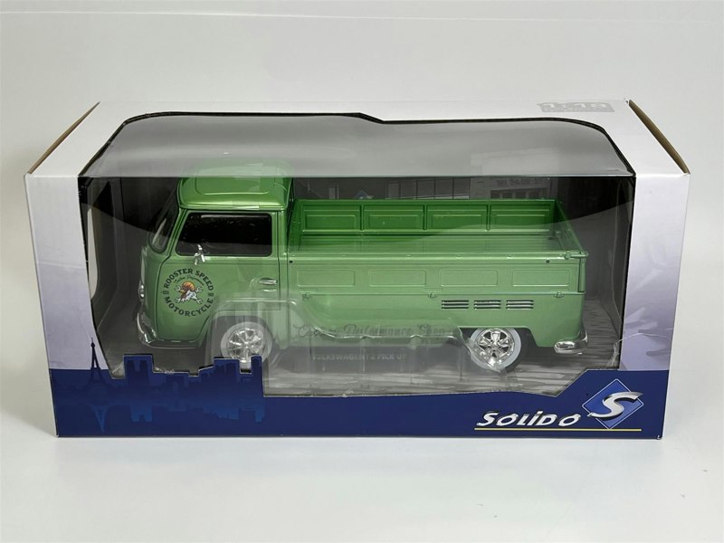 Solido Volkswagen T2 Pick Up Green Custom 1968 1:18 Scale 1809401