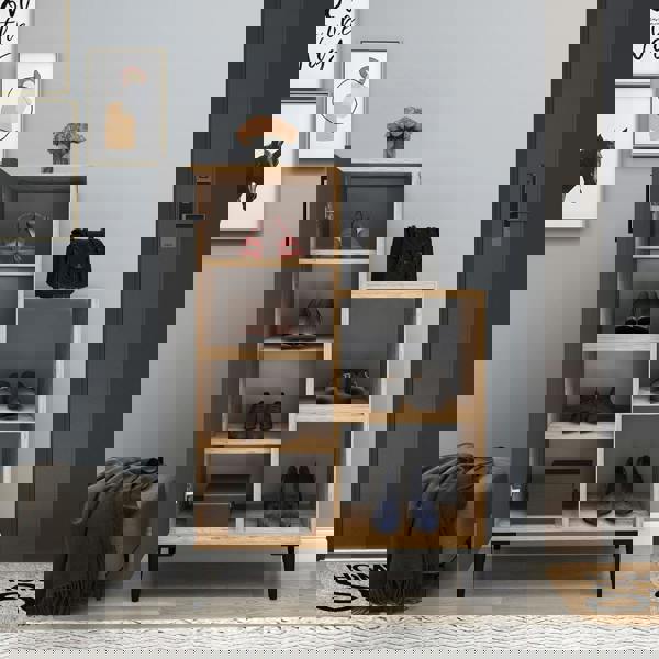 Destina Home Reysary Shoe Storage Shelf with Cabinet