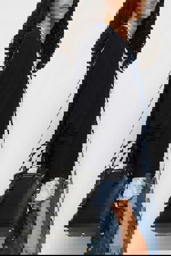 Maison Margiela Mini 5AC Grained Leather Top Handle Bag Black