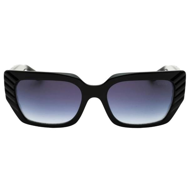 Guess Gu00254 01B Shiny Black  / Gradient Smoke Sunglasses Female 55X18X135 One Size