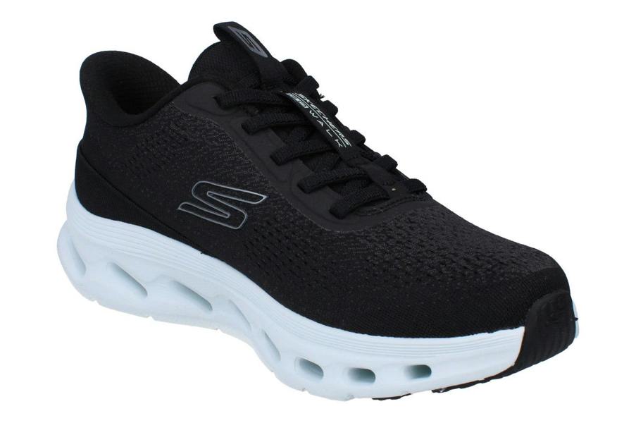 Skechers Hands Free Slip-Ins Go Walk Glide Step 2.0- Nessa Womens Trainers 125124 Shoes  BKLB