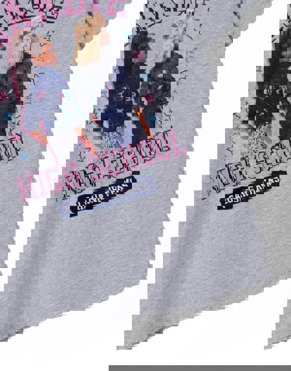 Barbie Girls Grey High School Short Sleeved T-Shirt