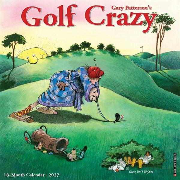 Gary Patterson, Golf Crazy Calendar 2027, Wall Calendars, Month To View, Sports, Gift