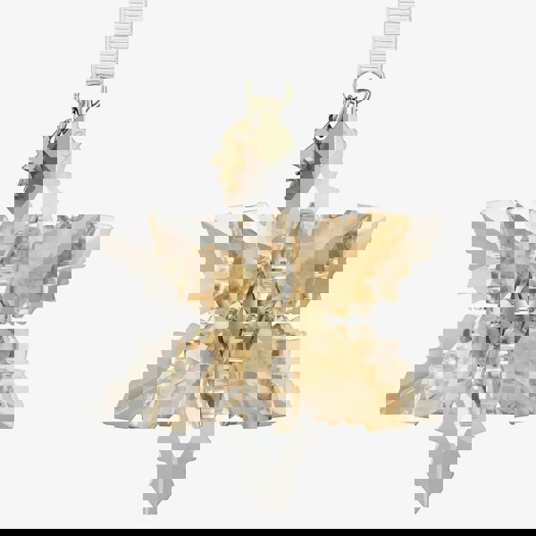 Swarovski Annual Edition Gold Tone 3D Festive Snowflake 2024 Ornament 5674348