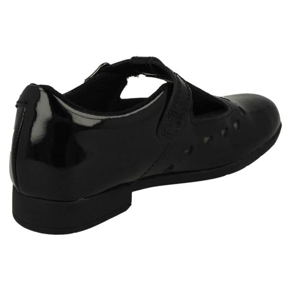 Clarks Girls Clarks Heart Detailed T-Bar Shoes Scala Dress