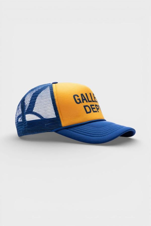 Gallery Dept. GD Logo Trucker Yellow Navy