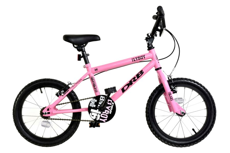Dallingridge Flyboy 16In BMX Style Kids Bike - Gloss Candy Pink