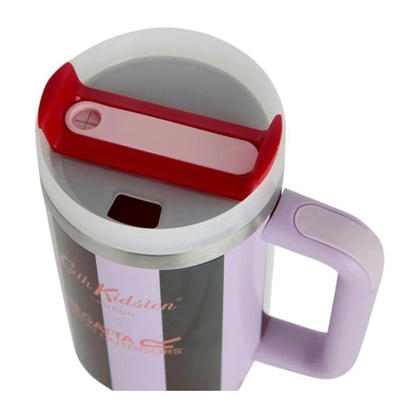 Regatta Striped 1.2L Thermal Mug - Lilac/Candy - 