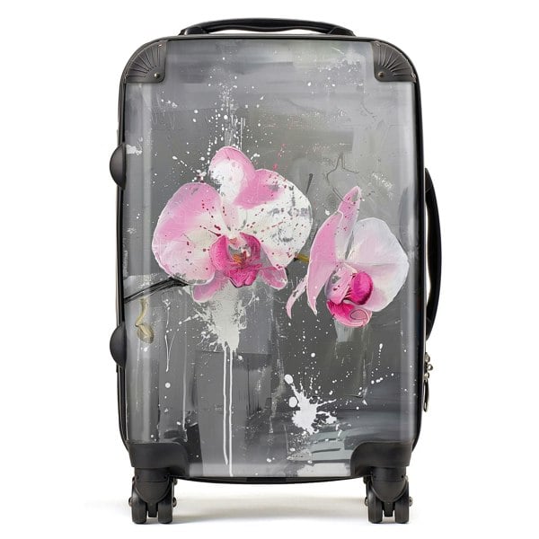 Warren Reed Pink Orchids Splashart Suitcase