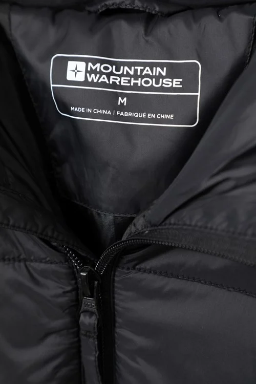 Mountain Warehouse Mens Essentials Lightweight Padded Jacket - Black