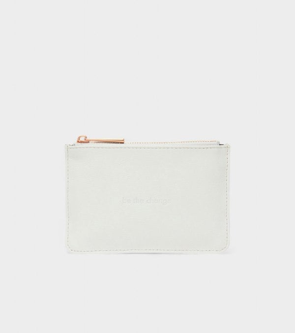 Votch AppleSkin Light Grey & Rose Gold Card Holder | Classic Essentials