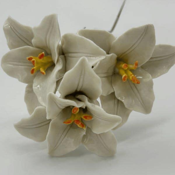 Memorials Direct Forget-Me-Not & Lily Grave Pot