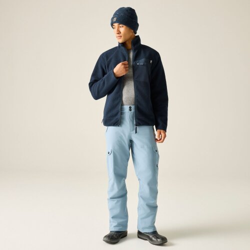 Dare 2B Mens Camber Shield Borg Fleece Jacket - Navy
