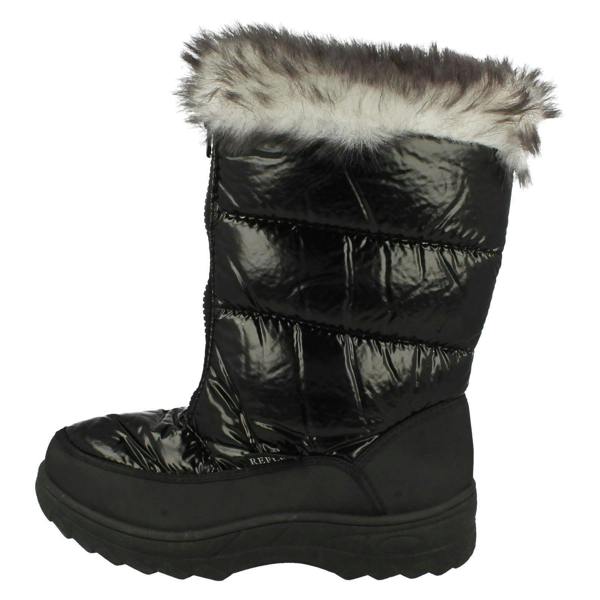 Reflex Ladies Reflex Fur Topped Snow Boots F4334