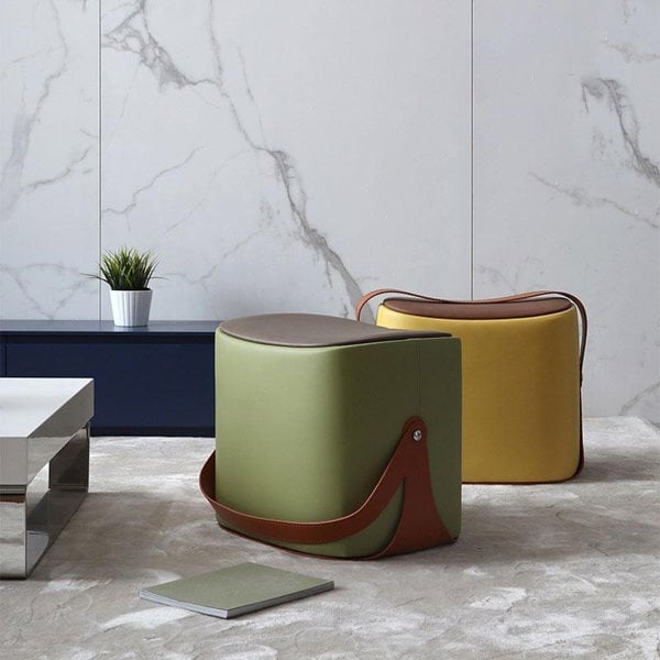 G120 Mini Saddle Footstool-Weilai-Weilai Concept