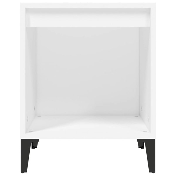Berkfield Bedside Cabinet White 40x35x50 cm