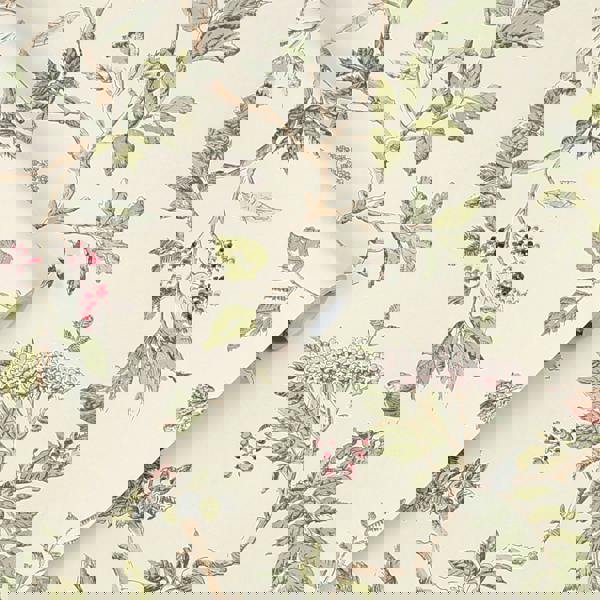 Laura Ashley Elderwood Wallpaper - Natural - 10m