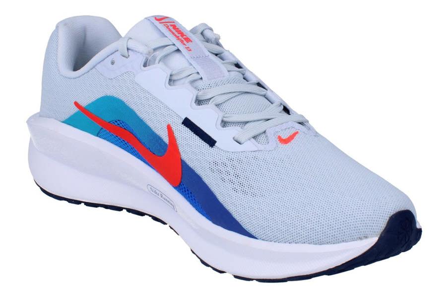 Nike Downshifter 13 Mens Running Trainers Fd6454 Sneakers Shoes  012 - Football Grey Bright Crimson 012 - Photo 3